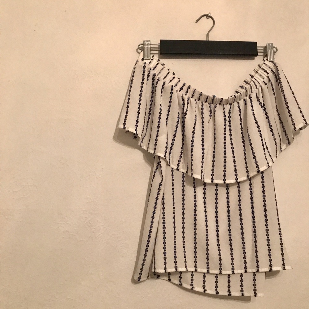 off the shoulder top from francesca's collections