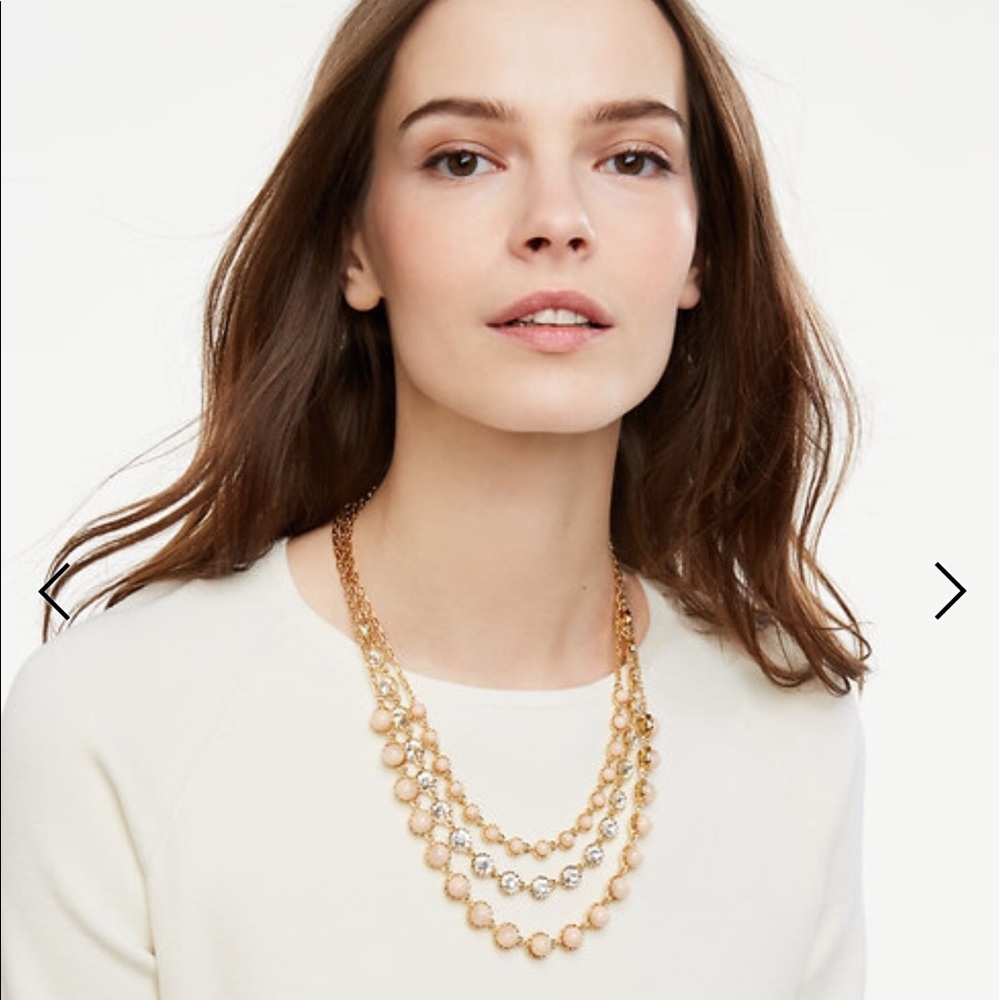 Ann Taylor Trio layer necklace - Picture 2 of 8