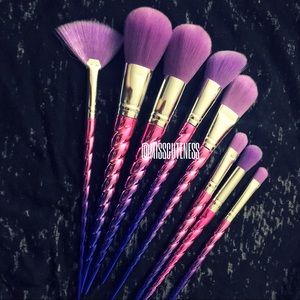Galaxy Spiral Pink/Purple Brush Set