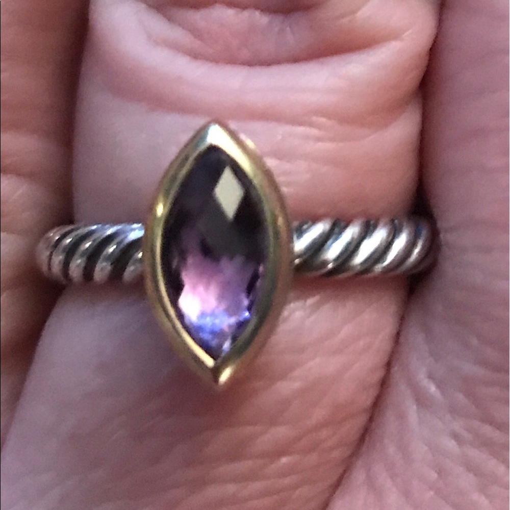 David Yurman amethyst ring - Picture 2 of 8