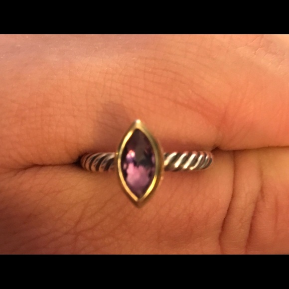 David Yurman amethyst ring - Picture 5 of 8