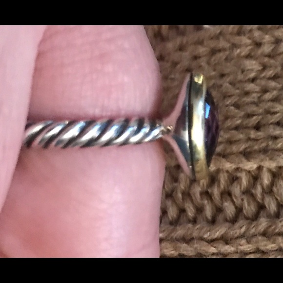 David Yurman amethyst ring - Picture 6 of 8