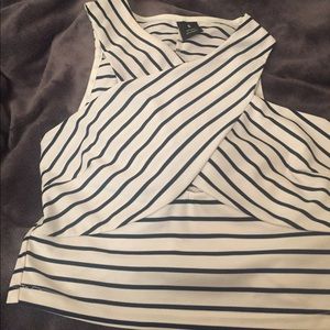 Stripped cropped top
