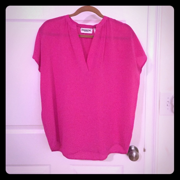WANT Les Essentiels Tops - SALE! Worn once. Essential Antwerp silk pink shirt WANT Les Essentiels Tops - SALE! Worn once. Essential Antwerp silk pink shirt