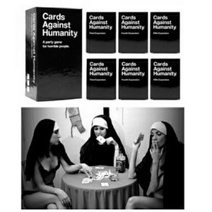 Cards against humanity base plus 1-6 expansions