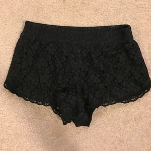 Lace Aritzia shorts