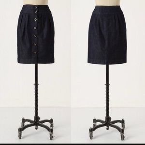 Anthropologie Pilcro denim skirt