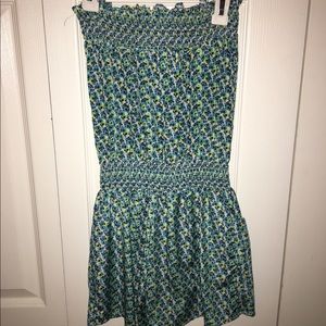 Green and blue romper