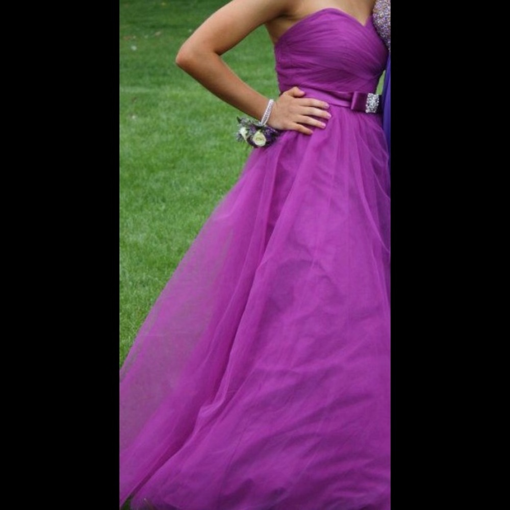 Purple prom dress!