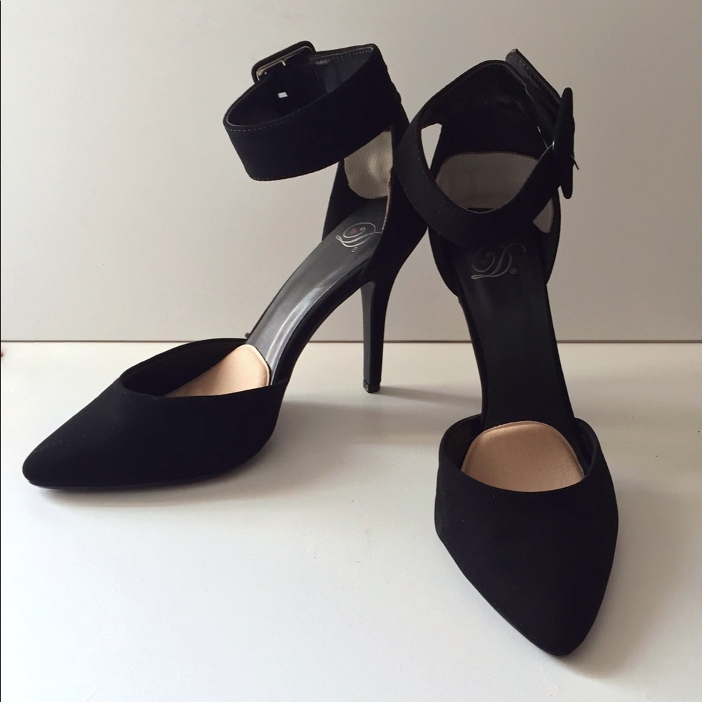D Brand ankle strap heels