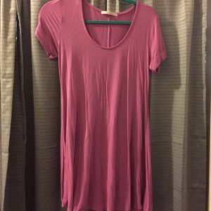 Pink/Purple Tee shirt dress