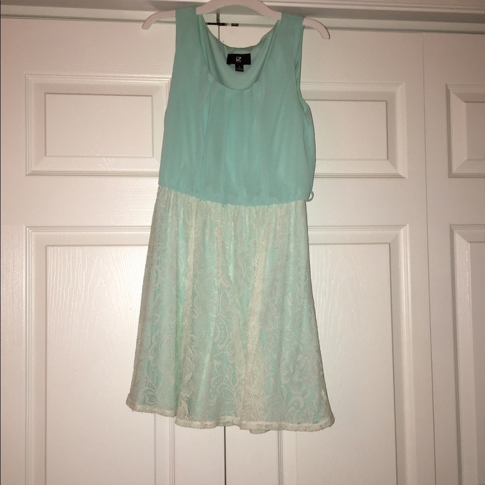 Teal/ mint dress