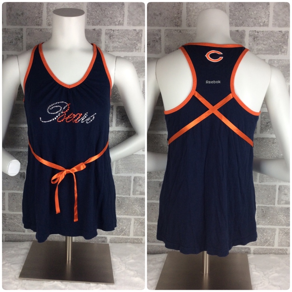Reebok Women's Small Chicago Bears Tank Top Shirt