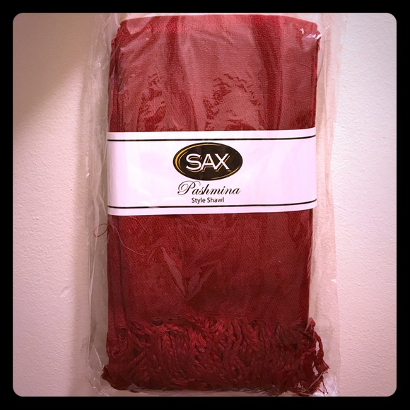 Red Pashmina Shawl - Picture 1 of 1