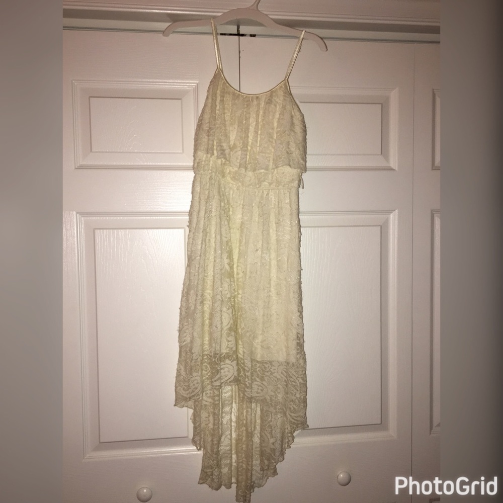 Cream lace dress