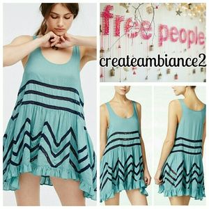 🔥LAST ONE🔥 Free People Polka Dot Trapeze Dress