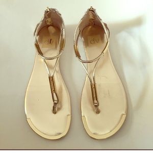 Dolce Vita Sandals / Flip Flops- GOLD