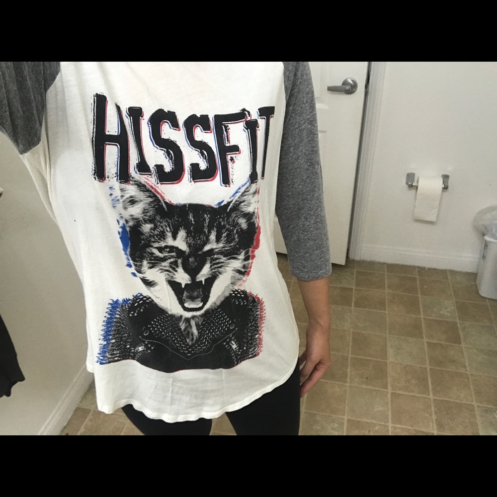 Graphic baseball tee from forever 21