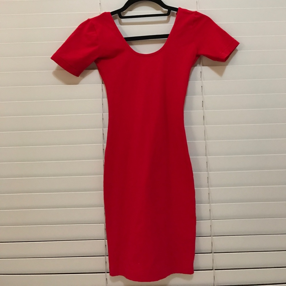 Red American Apparel dress