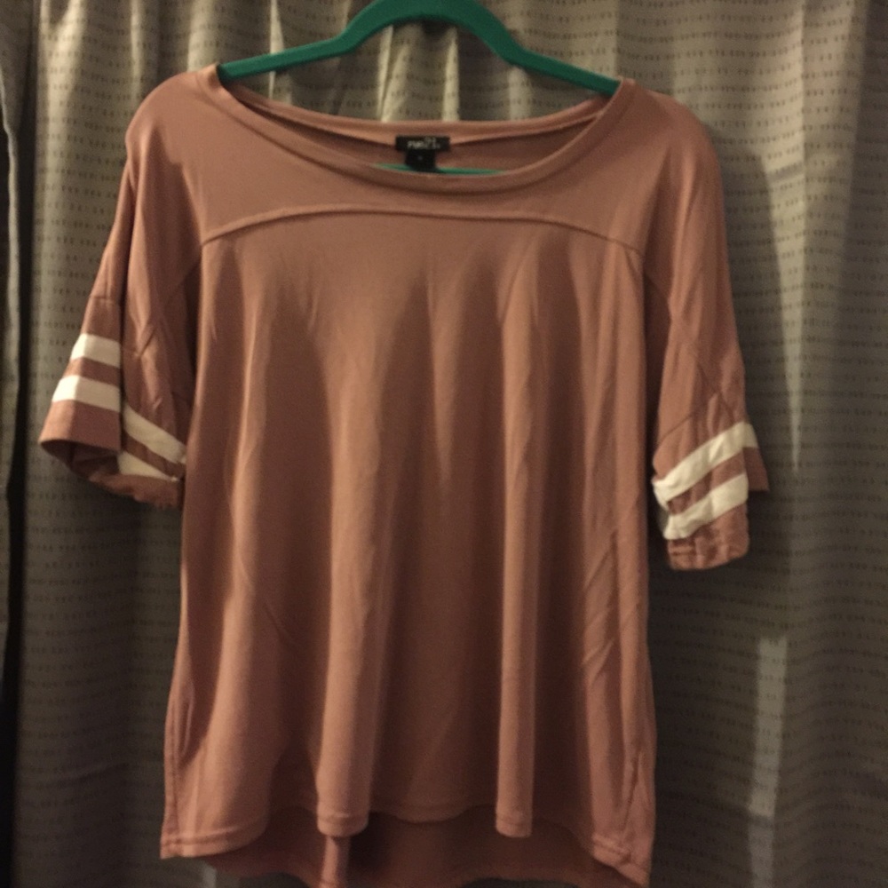 Casual Blush Athletic Style tee