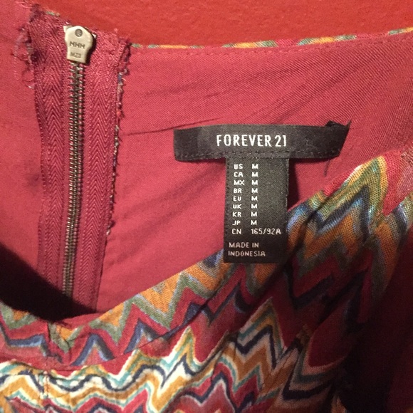 Forever 21 colorful striped dress - Picture 3 of 3