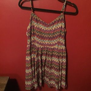 Forever 21 colorful striped dress