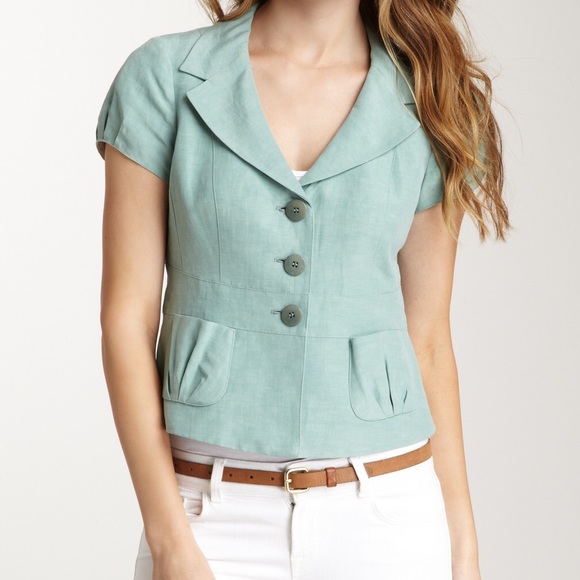 Armani Collezioni Jackets & Blazers - Armani collezioni short sleeve jacket ❤