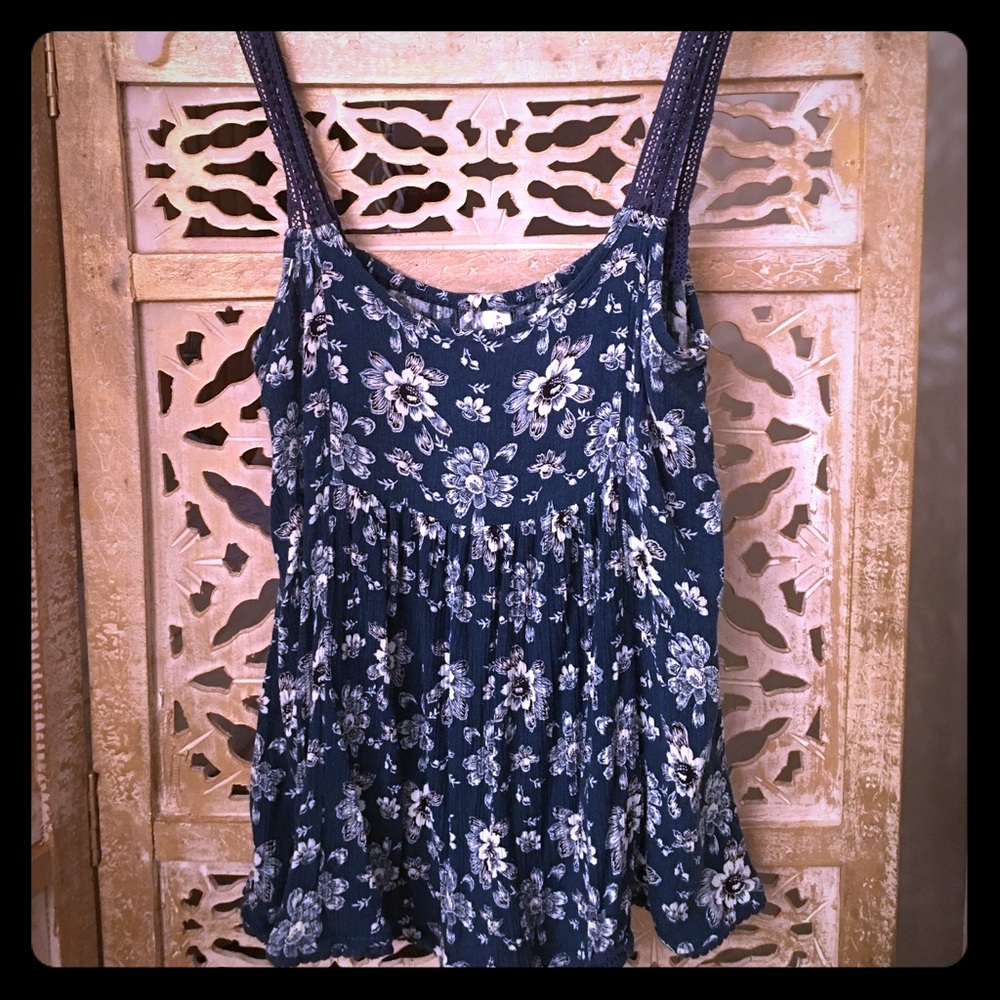 Aeropostale Designed In NYC Women Tank Fun Shirt
