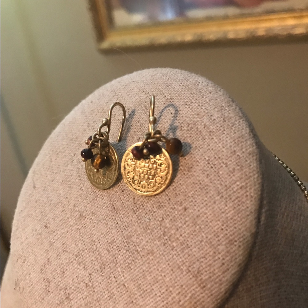 Stella & Dot rio coin earrings