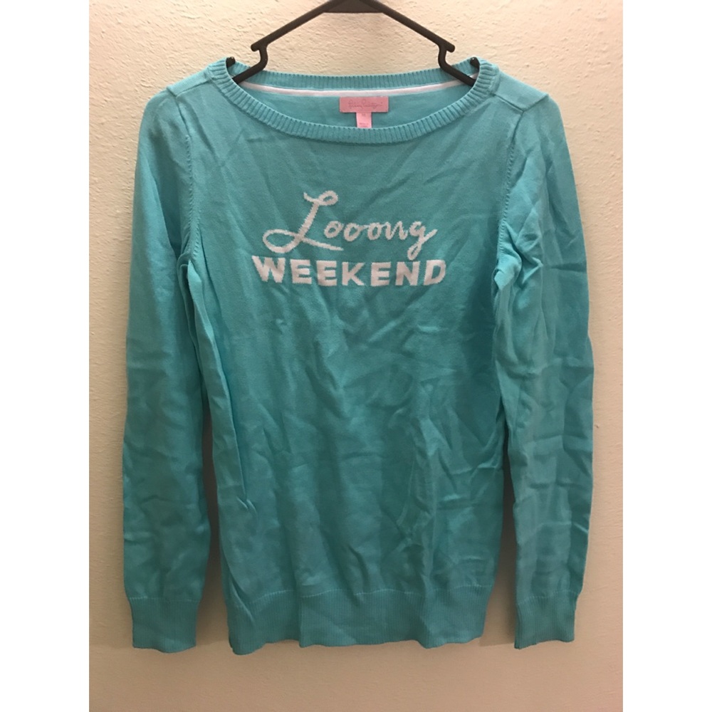 Lilly Pulitzer Sweater Looong Weekend Medium