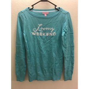 Lilly Pulitzer Sweater Looong Weekend Medium