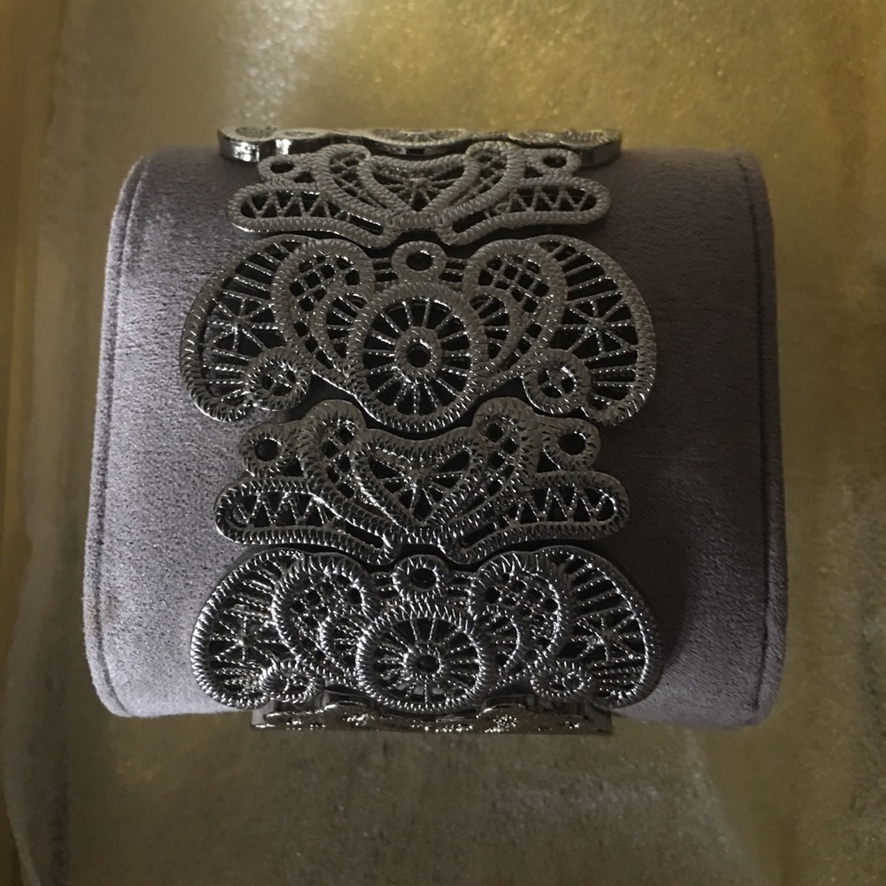 3 Silver Cuff Bracelets