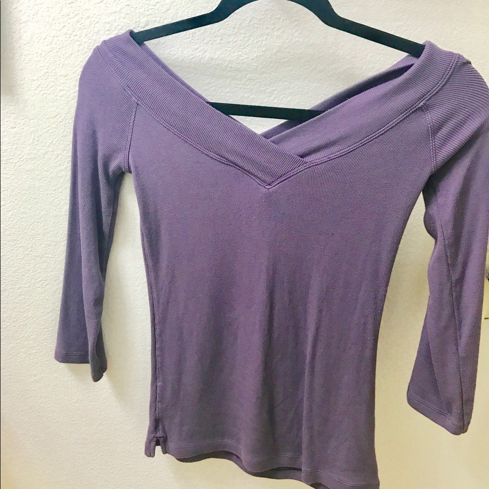 Purple off the shoulder top from free people