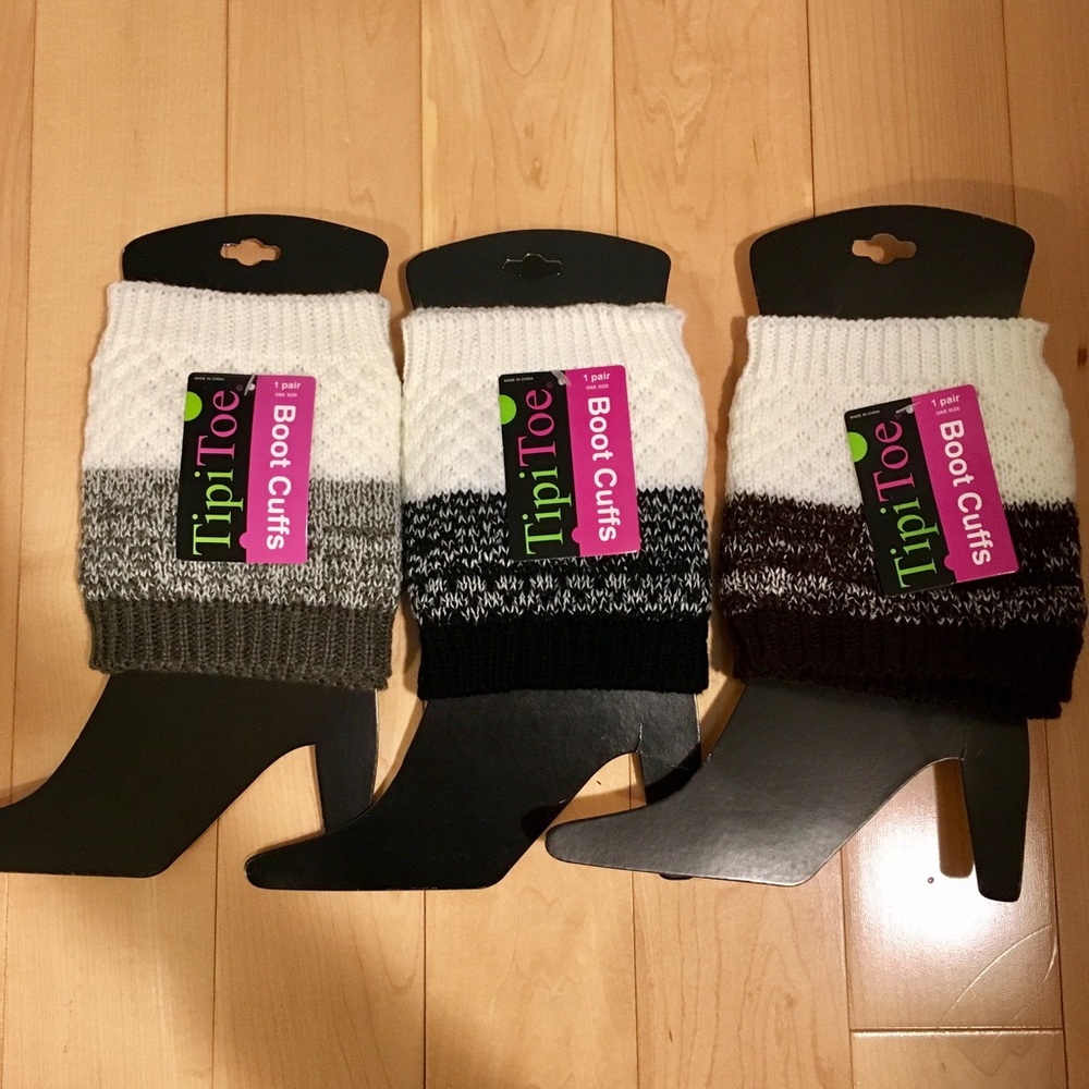 Cozy Knit Boot Cuffs (REVERSIBLE!)