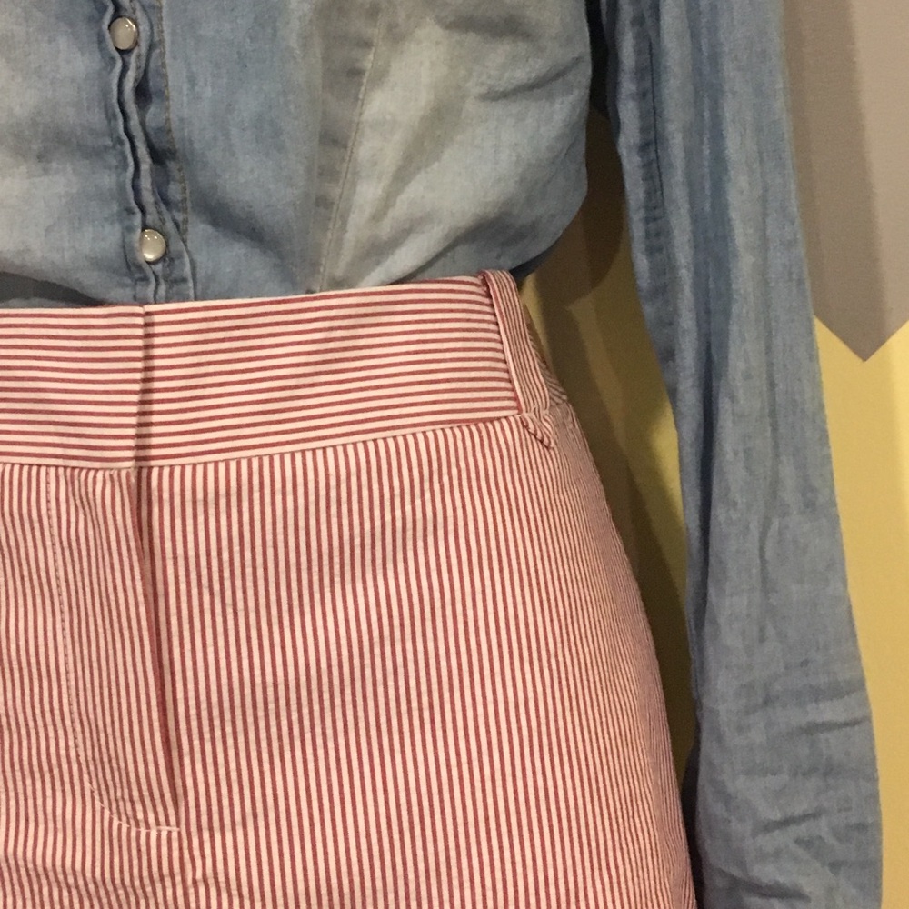 Red and White Pin Striped - Loft