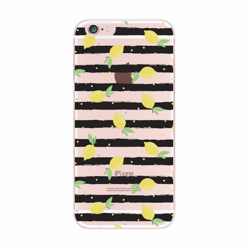 Striped Lemon Printed iPhone 7/8 Plus Case