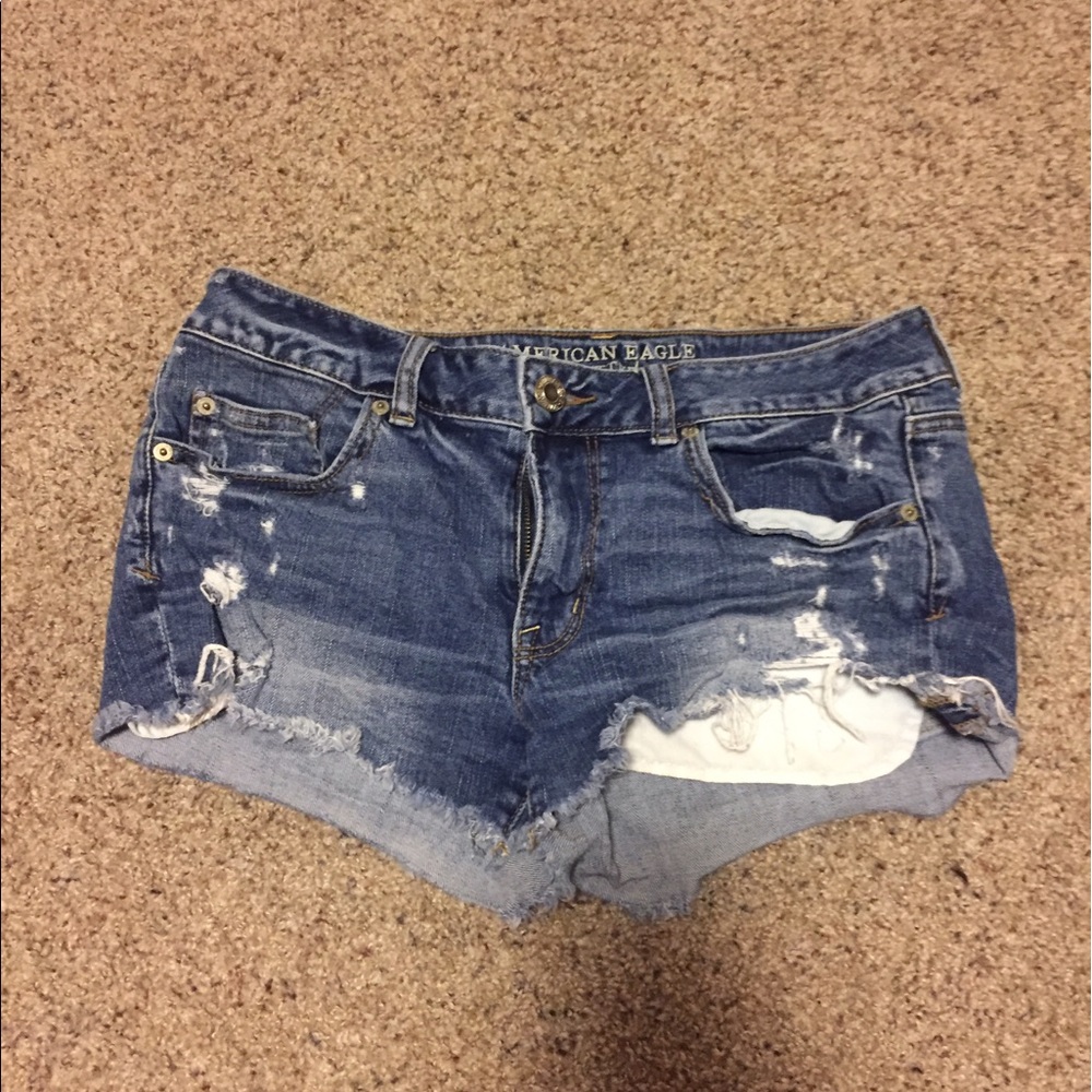 American eagle jean shorts