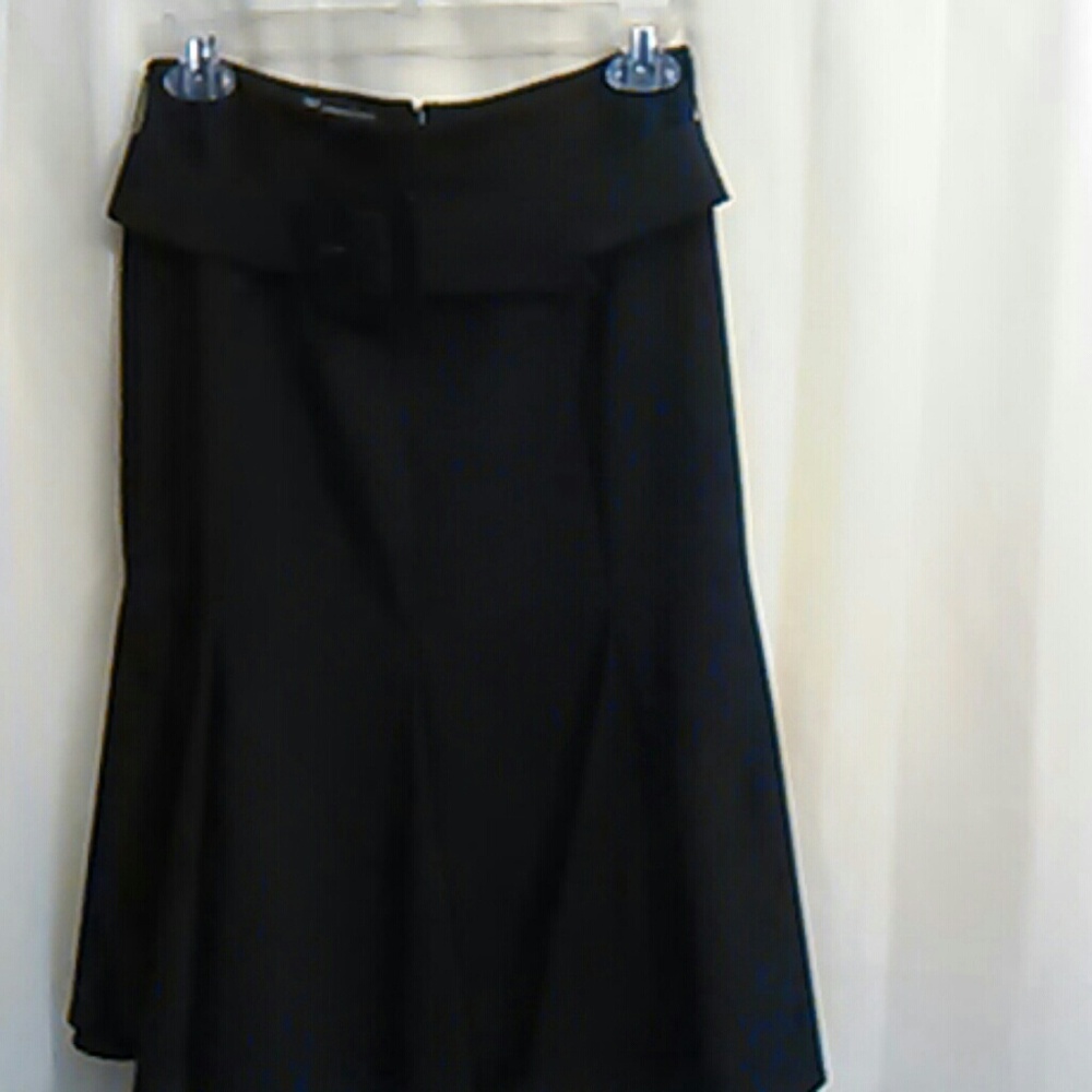 INC wide belt at hips skirt