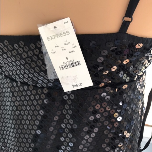 Express sequence dress •  never worn, has tag !!! - Picture 2 of 4