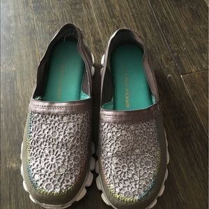 Sketchers memory foam slip ons