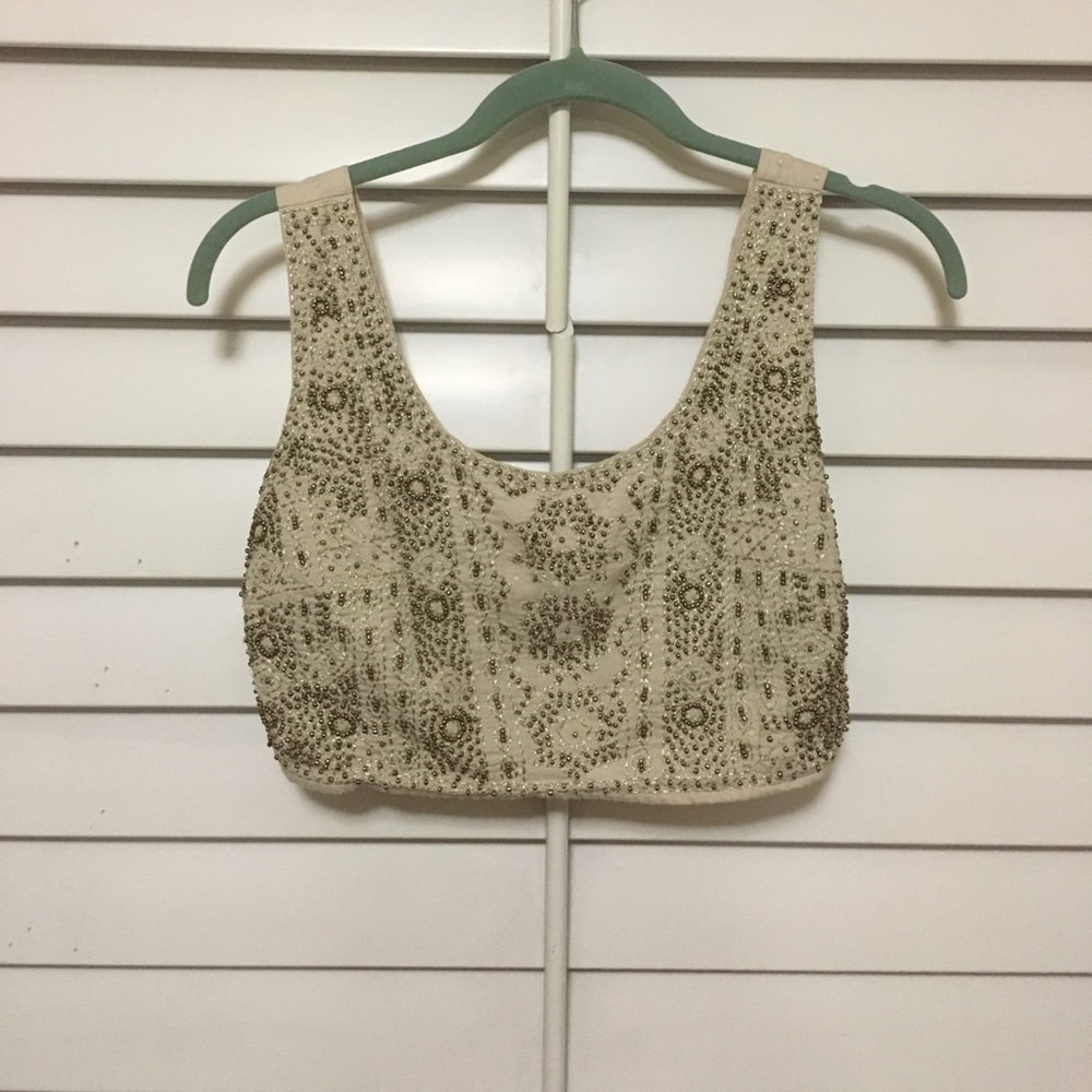 Beaded Crop Top