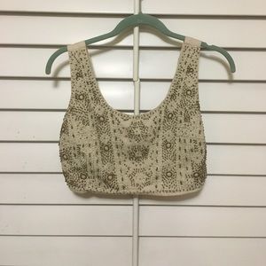 Beaded Crop Top