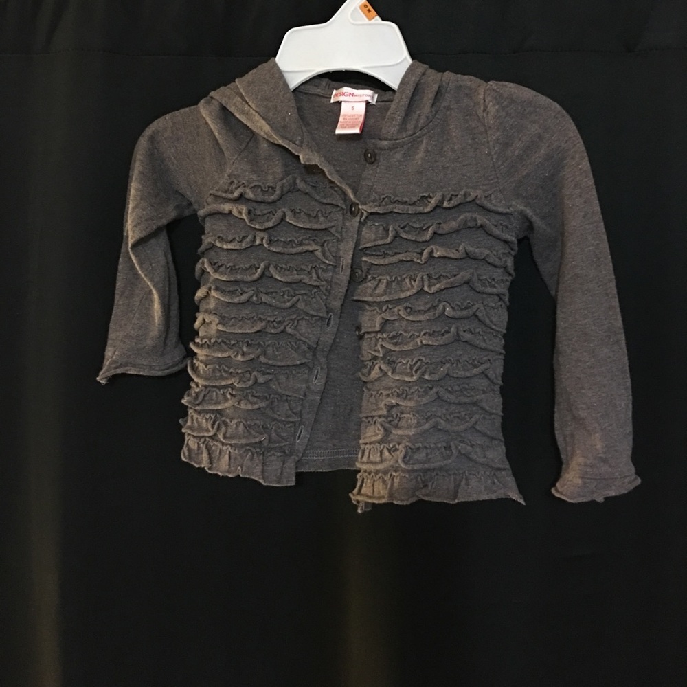 Light Gray Kids Cardigan