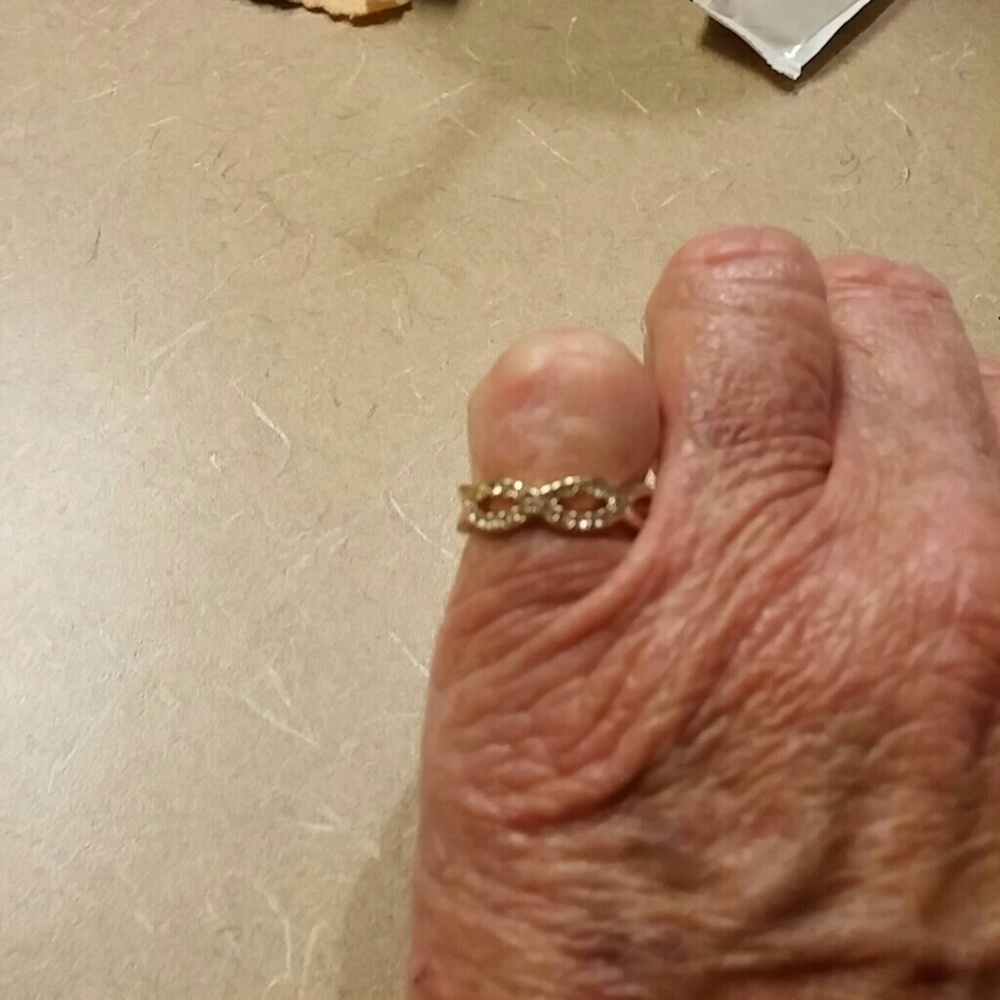 Gold plated ring