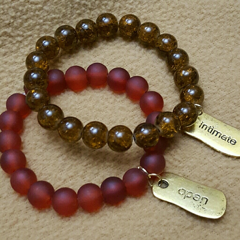 Beaded bracelet set