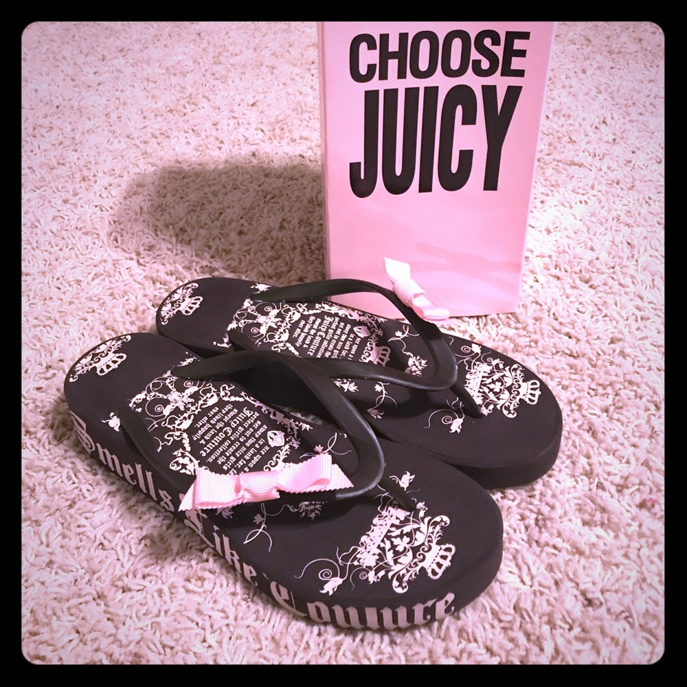 Juicy flip flops!
