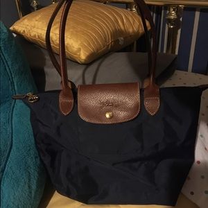 Small Navy Longchamp Le Pliage