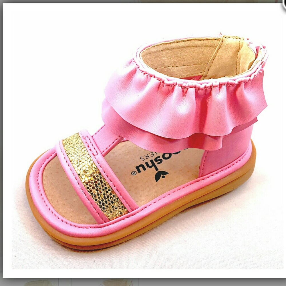 Pink mooshu sandal