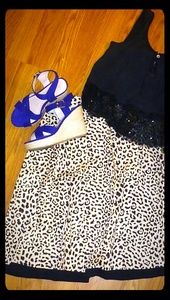 Leopard Pin-Up Skirt size 6