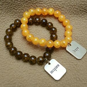 Beaded bracelet set